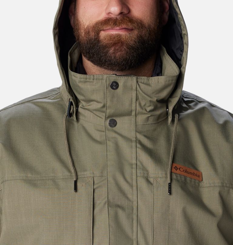 Thumbnail: Men’s Horizons Pine Interchange Jacket - Big, Color: Stone Green, image 4