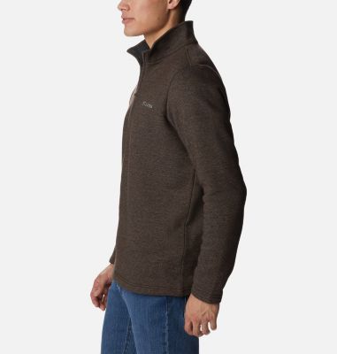 Pull Homme Columbia Great Hart Mountain III - 1/4 Zip - Taille L - Noir Heather - Neuf