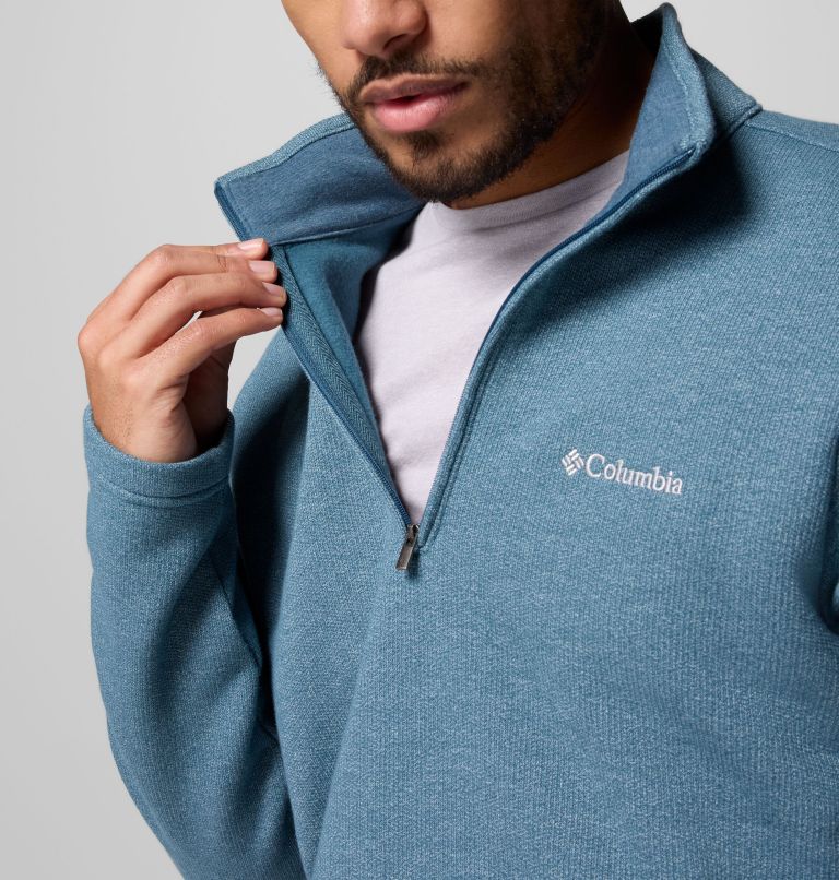 Men's Great Hart Mountain III Half Zip, Color: Everblue, image 6