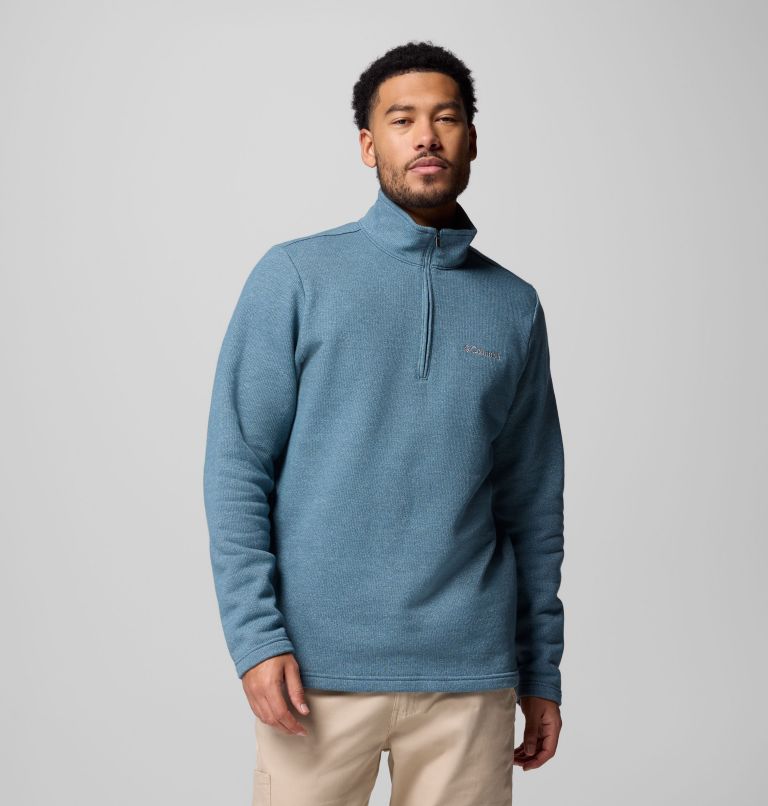Men's Great Hart Mountain III Half Zip, Color: Everblue, image 1