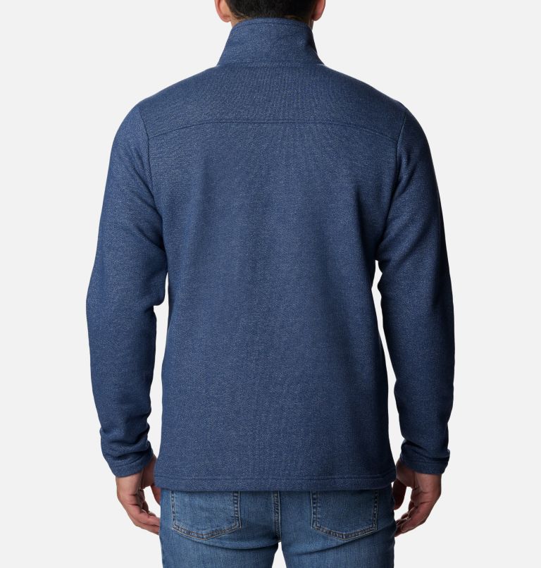 Men's Great Hart Mountain III Half Zip, Color: Dark Mountain Heather, image 2