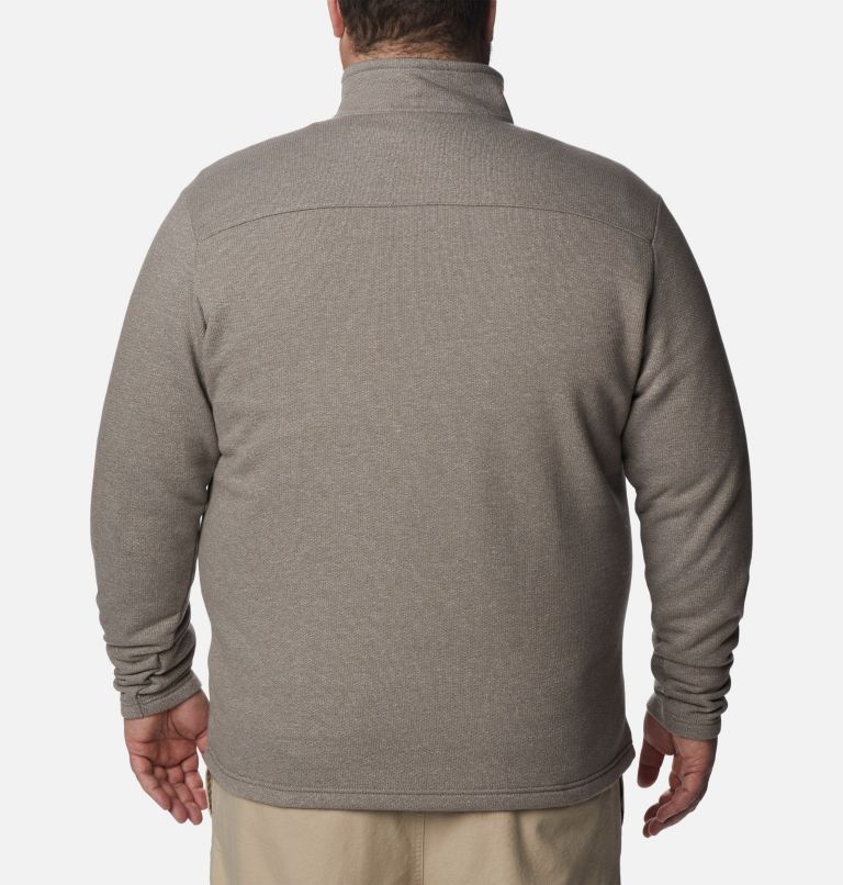 Men's Great Hart Mountain III Half Zip - Big, Color: Boulder Heather, image 2