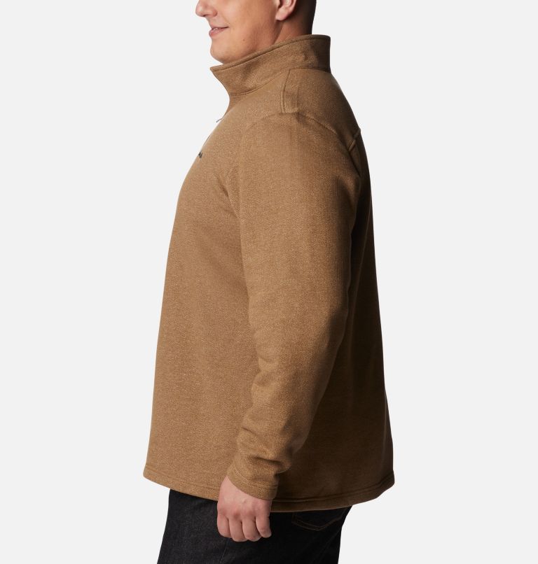 Men's Great Hart Mountain III Half Zip - Big, Color: Delta Heather, image 3