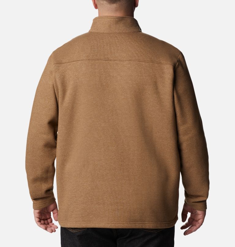 Men's Great Hart Mountain III Half Zip - Big, Color: Delta Heather, image 2