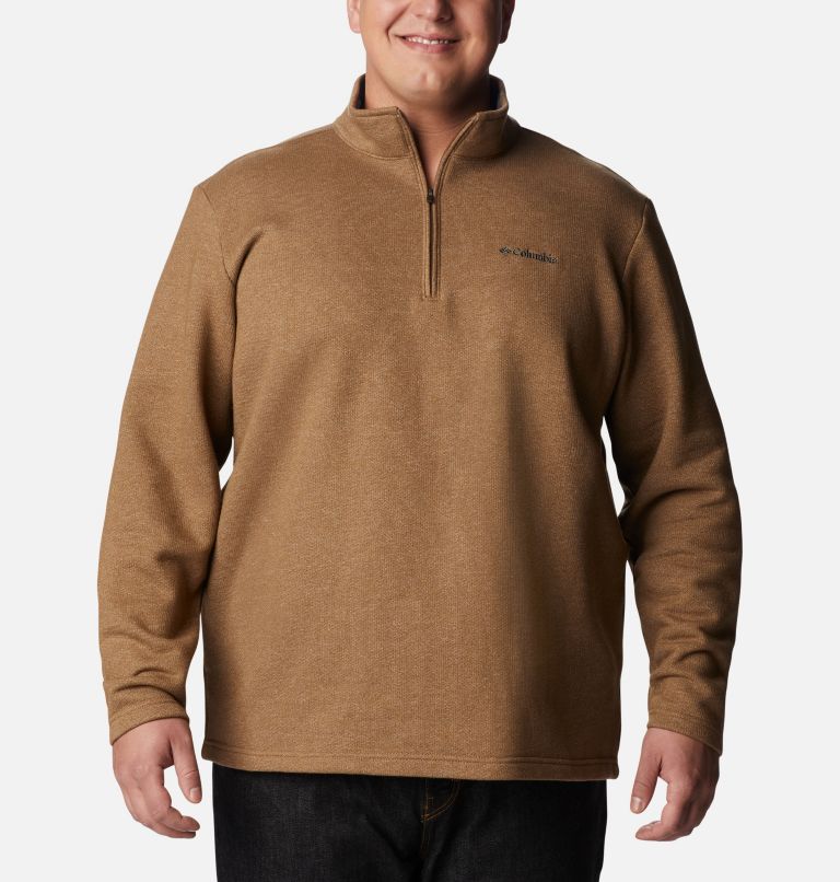 Men's Great Hart Mountain III Half Zip - Big, Color: Delta Heather, image 1