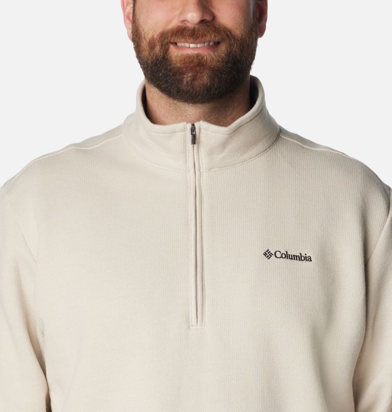 Men's Great Hart Mountain III Half Zip - Big, Color: Dark Stone Heather, image 4