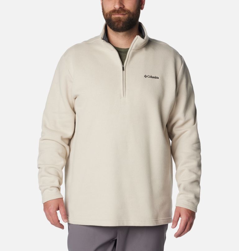 Men's Great Hart Mountain III Half Zip - Big, Color: Dark Stone Heather, image 1