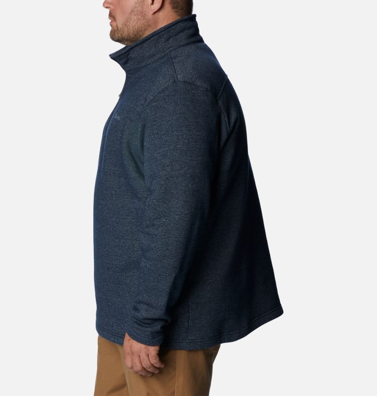 Men's Great Hart Mountain III Half Zip - Big, Color: Collegiate Navy Heather, image 3