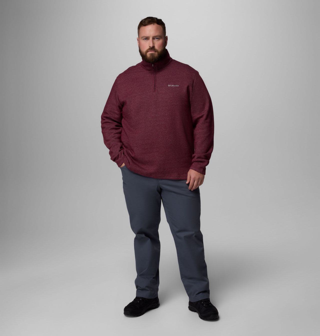 Men's Great Hart Mountain™ III Half Zip - Big | 624 | 4X 2