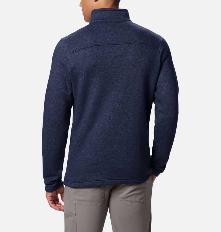 Men's Great Hart Mountain III Half Zip - Tall, Color: Collegiate Navy Heather, image 2