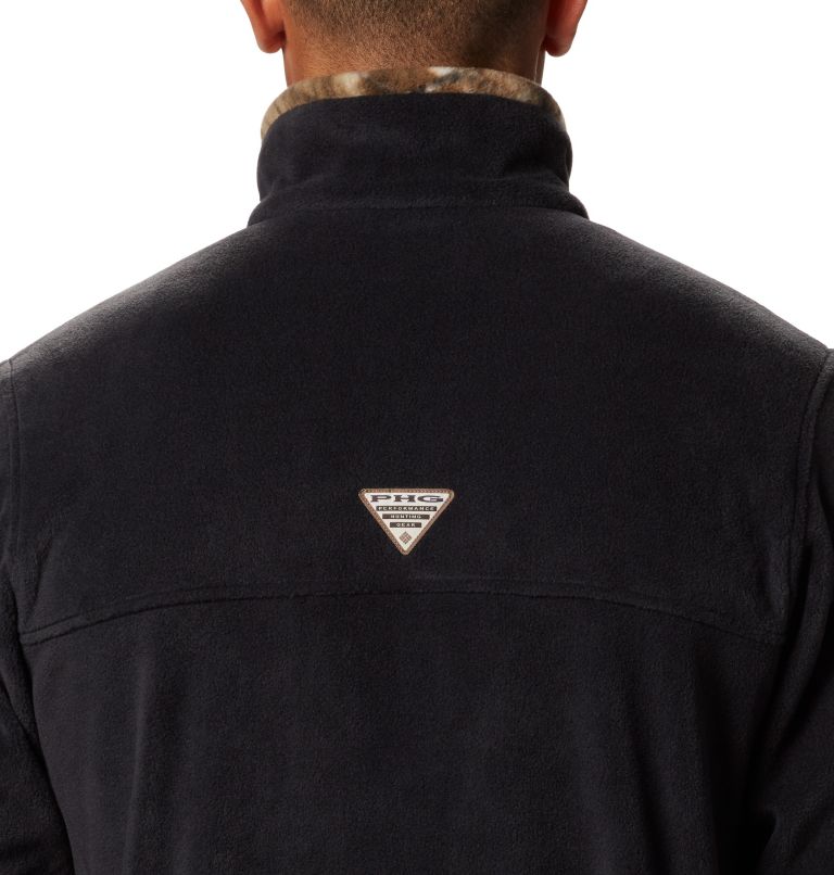 Thumbnail: Men's PHG Fleece Jacket, Color: Black, RT Edge, image 3