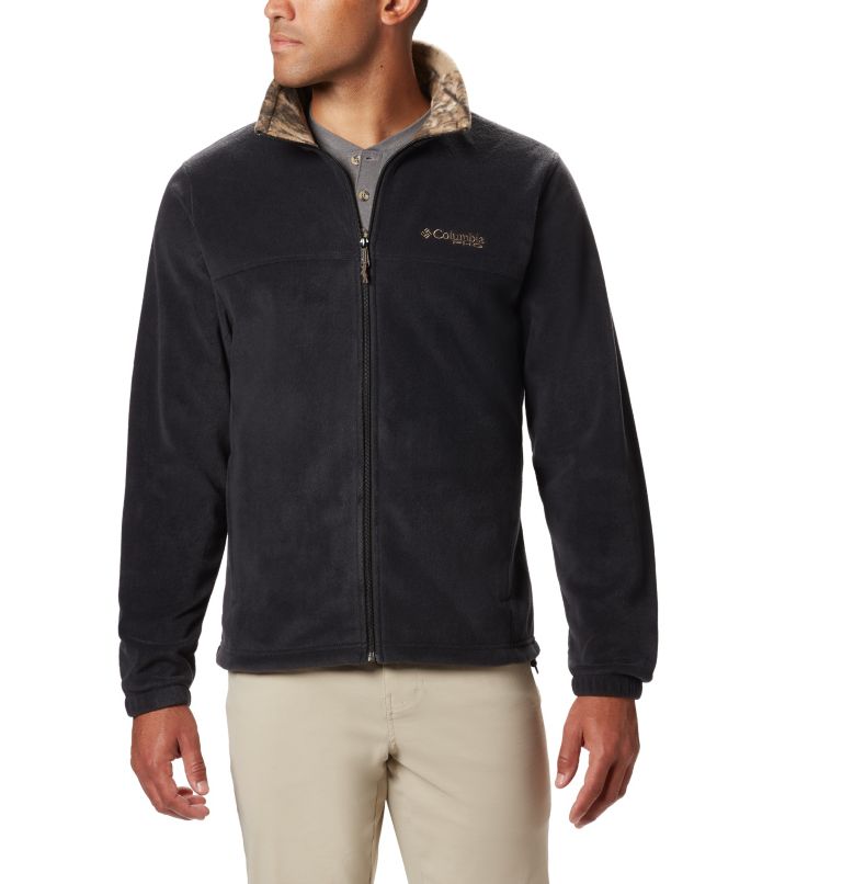 Men's PHG Fleece Jacket, Color: Black, RT Edge, image 1