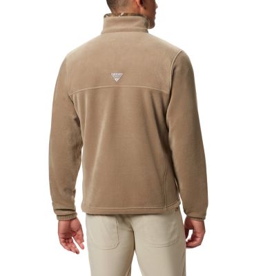 Men's PHG Fleece Jacket PHG&trade; Fleece Jacket | 708 | L, Flax, RT Edge, back