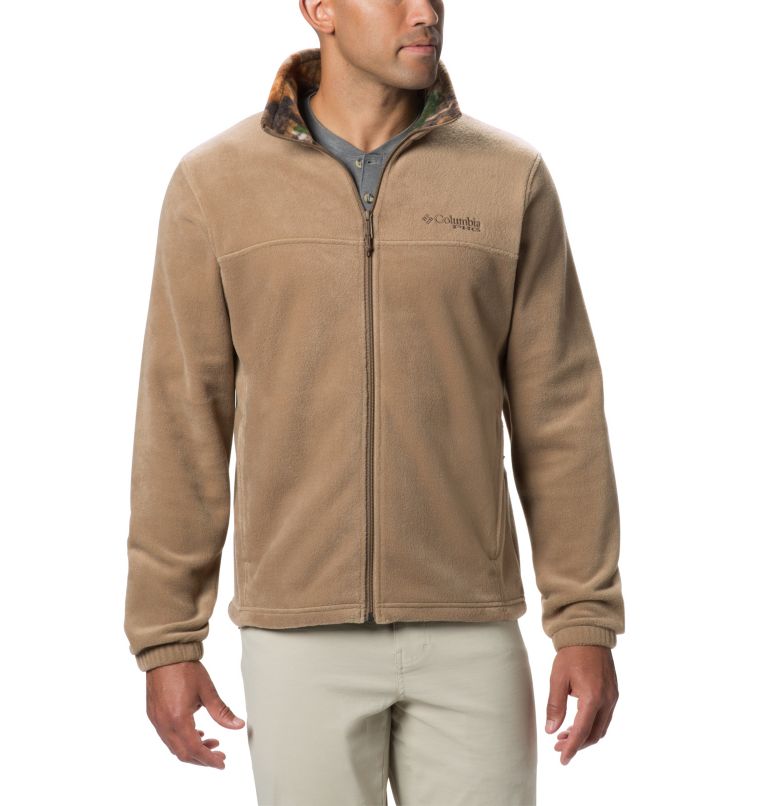 Thumbnail: Men's PHG Fleece Jacket, Color: Flax, RT Edge, image 1
