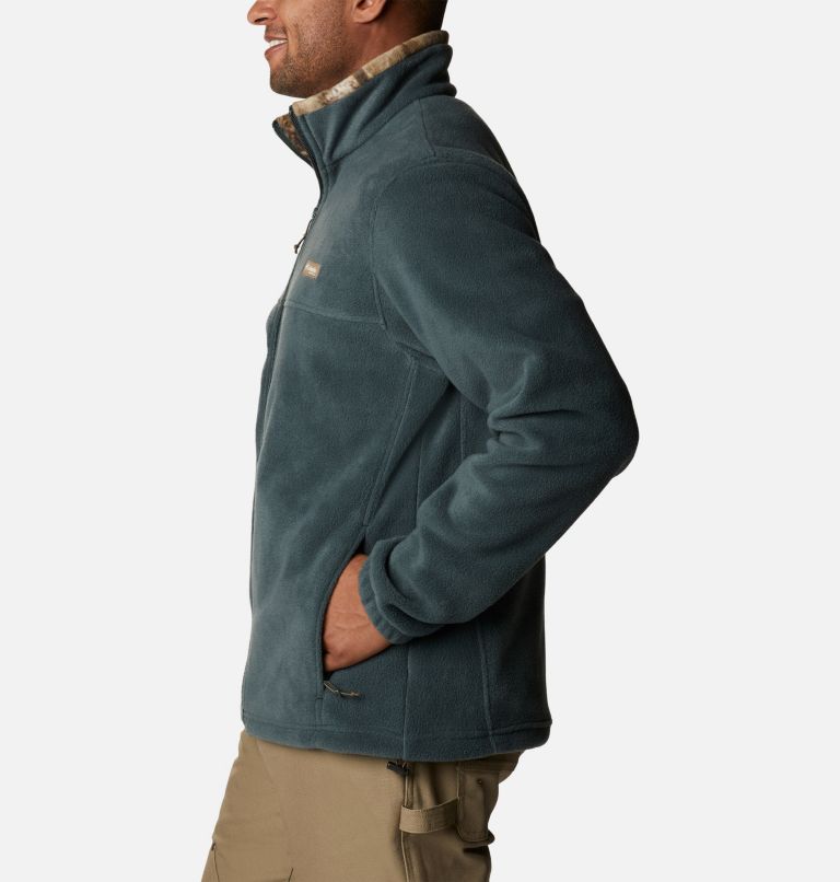 Thumbnail: Men's PHG Fleece Jacket, Color: Dark Forest, RT Edge, image 3