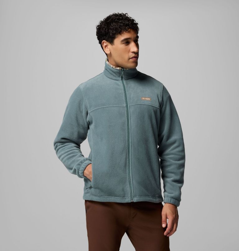 Men's PHG Fleece Jacket, Color: Pond, Timberwoods Camo, image 5