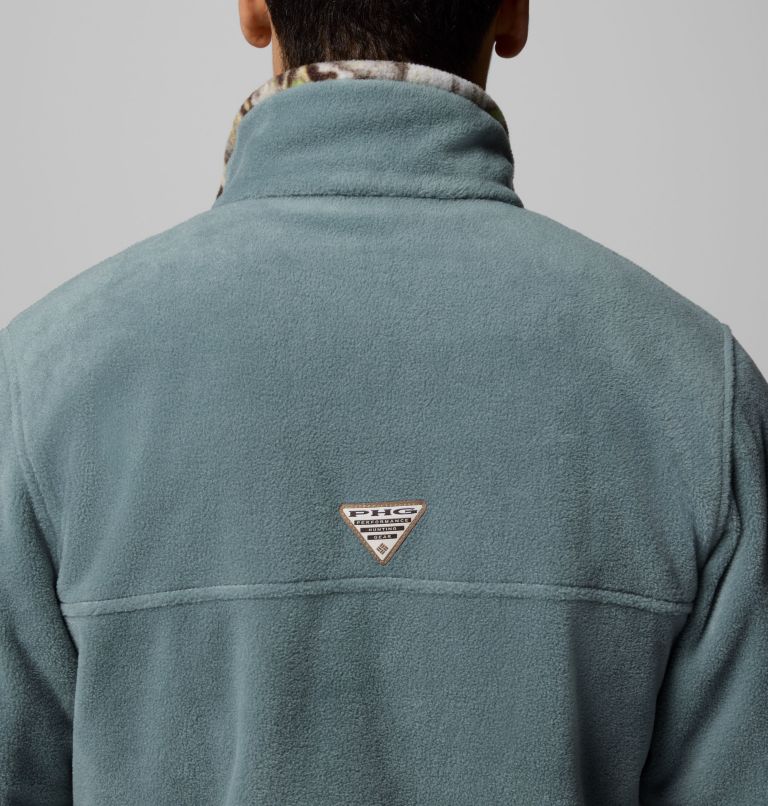 Men's PHG Fleece Jacket, Color: Pond, Timberwoods Camo, image 8