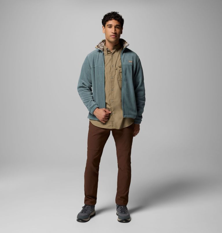 Men's PHG Fleece Jacket, Color: Pond, Timberwoods Camo, image 2