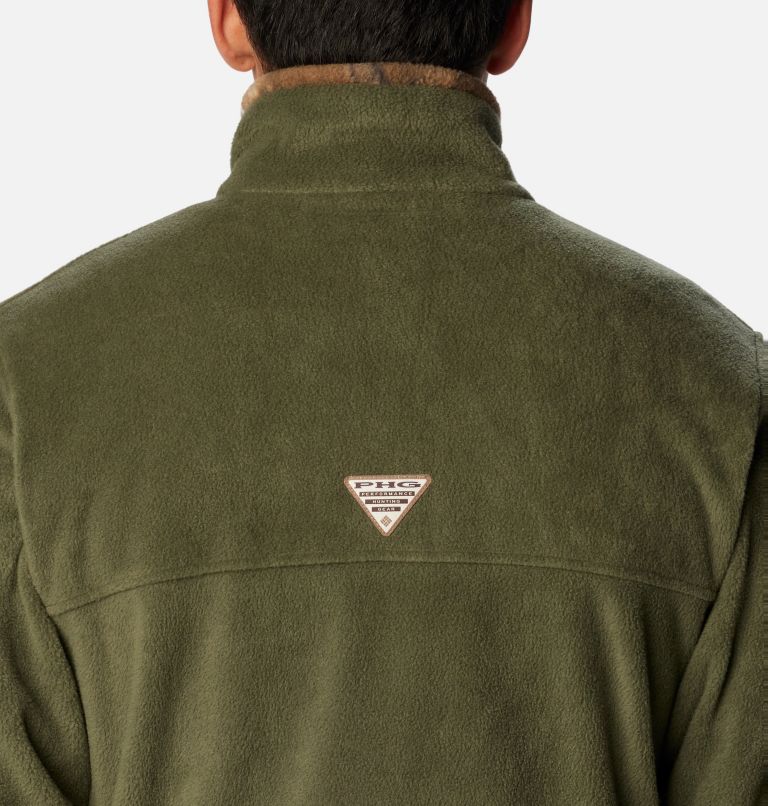Thumbnail: Men's PHG Fleece Jacket, Color: Surplus Green, RT Edge, image 6