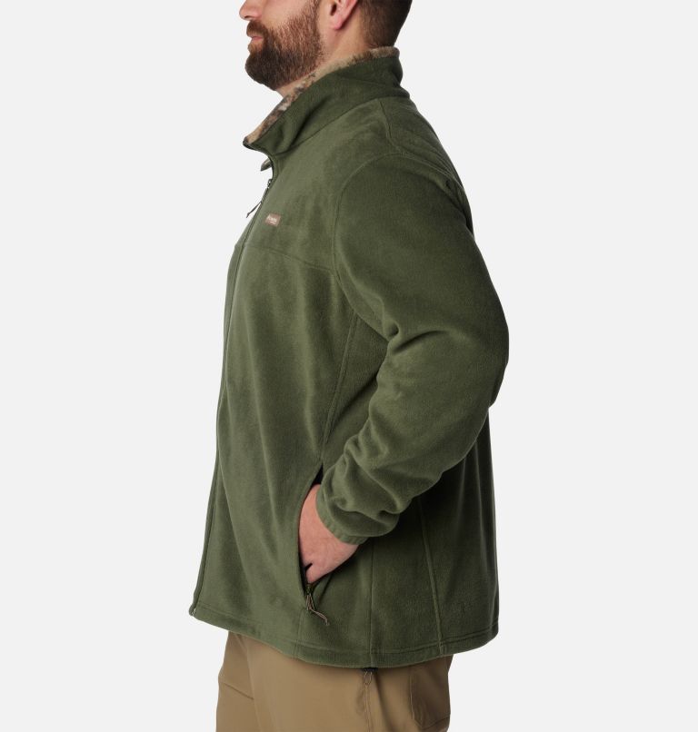 Thumbnail: Men's PHG Fleece Jacket - Big, Color: Surplus Green, RT Edge, image 3