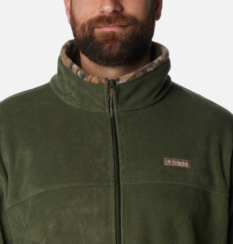 Thumbnail: Men's PHG Fleece Jacket - Big, Color: Surplus Green, RT Edge, image 4