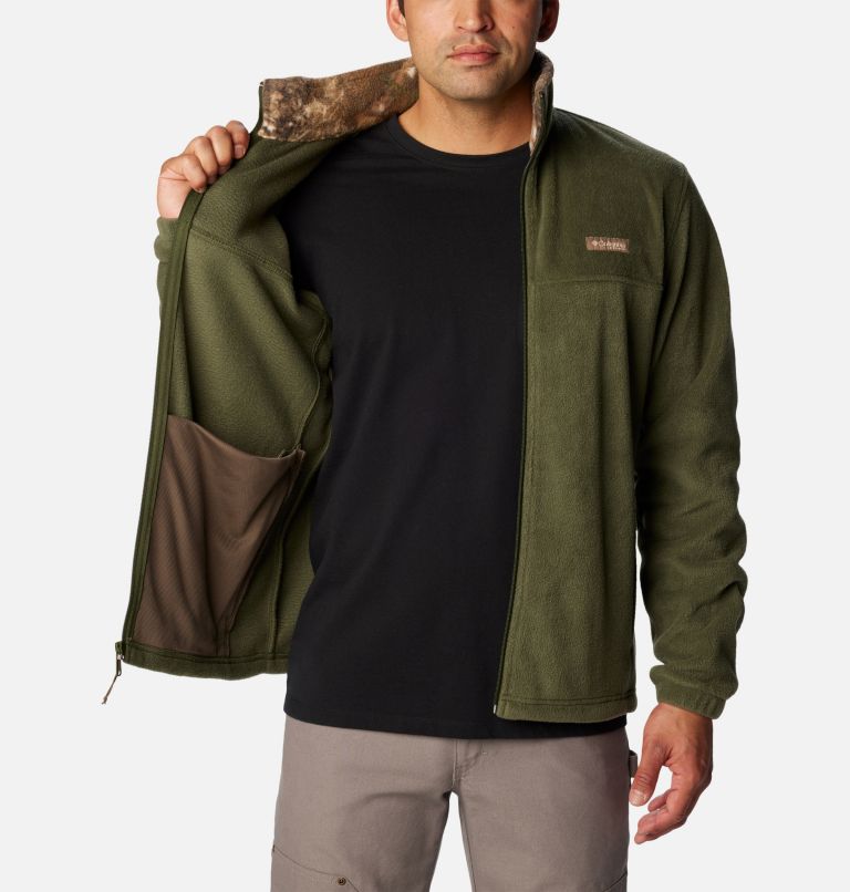 Thumbnail: Men's PHG Fleece Jacket - Tall, Color: Surplus Green, RT Edge, image 5