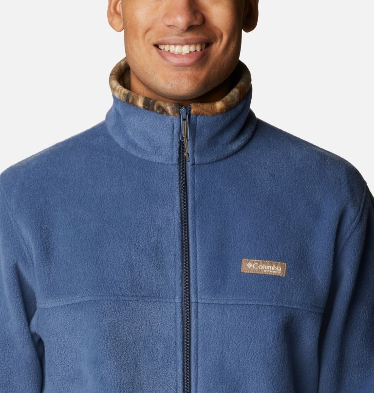 Thumbnail: Men's PHG Fleece Jacket - Tall, Color: Zinc, RT Edge, image 4