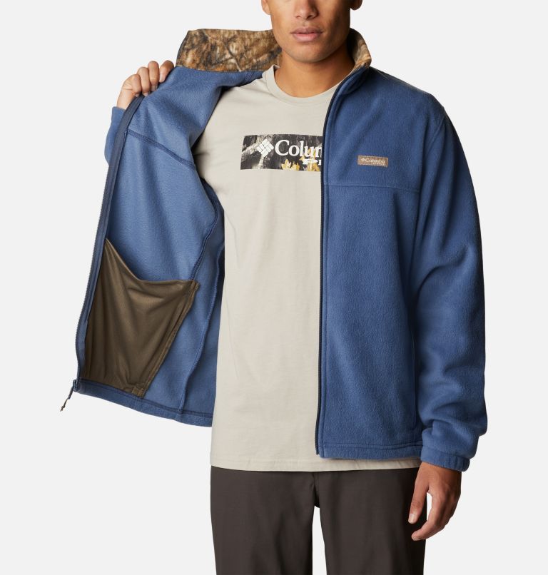 Thumbnail: Men's PHG Fleece Jacket - Tall, Color: Zinc, RT Edge, image 5