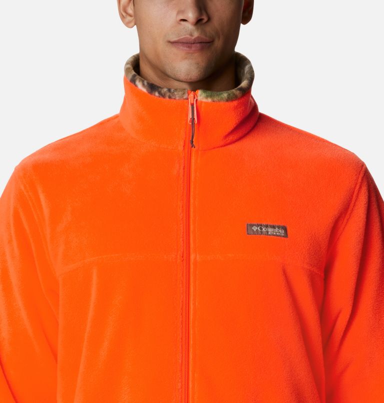 Thumbnail: Men's PHG Fleece Jacket - Tall, Color: Blaze, RT Edge, image 4