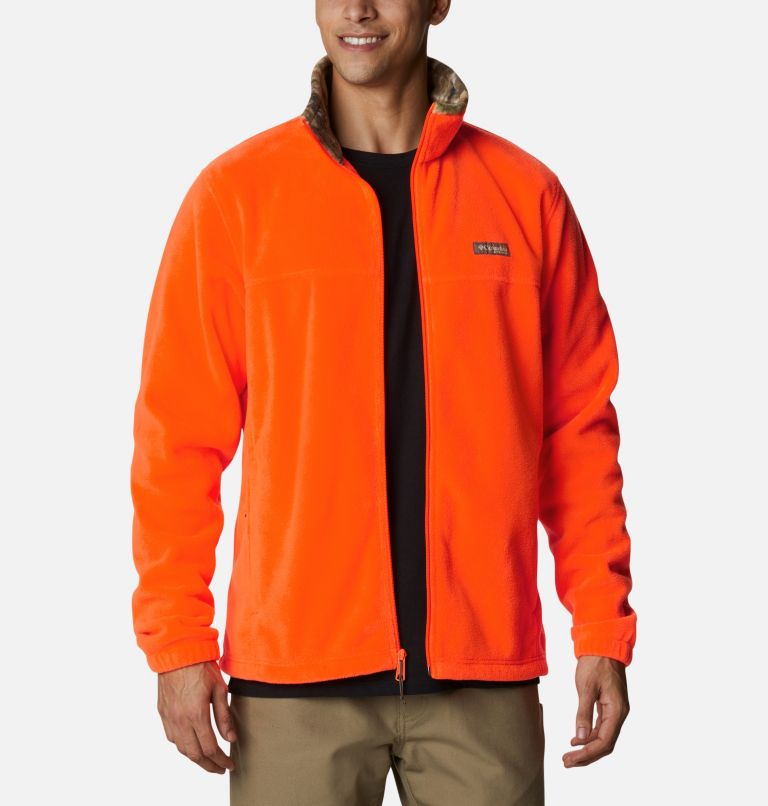 Thumbnail: Men's PHG Fleece Jacket - Tall, Color: Blaze, RT Edge, image 1