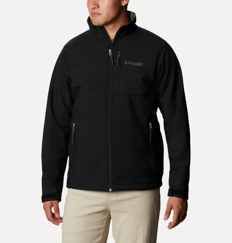 Men’s PHG Ascender Softshell Jacket, Color: Black, RT Edge