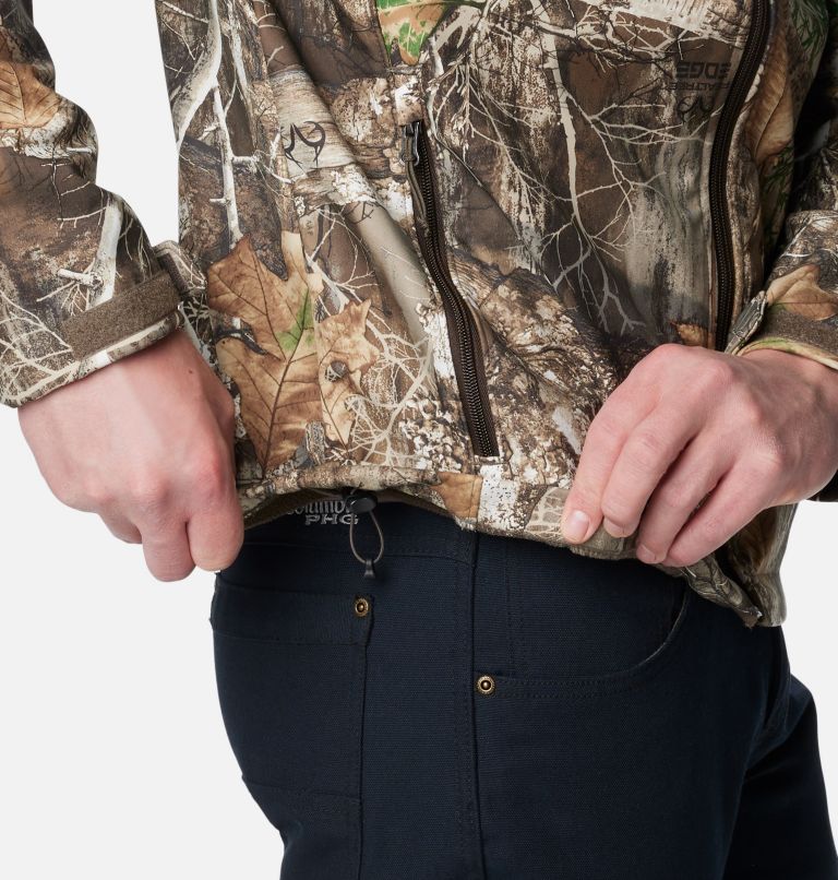 Thumbnail: Men’s PHG Ascender Softshell Jacket, Color: Realtree Edge, image 7