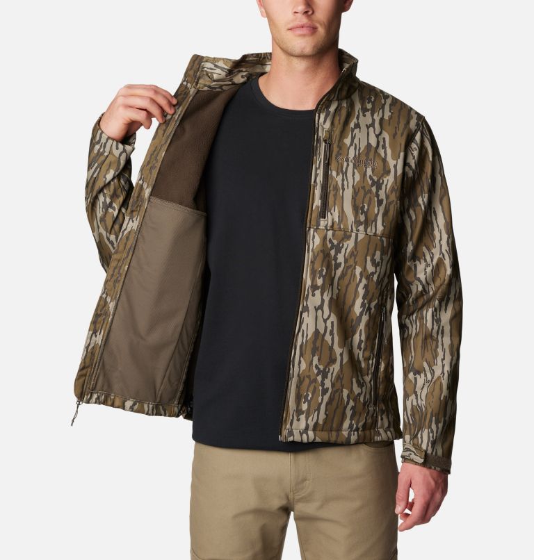 Men’s PHG Ascender Softshell Jacket, Color: Mossy Oak Bottomland, image 5