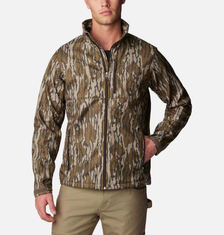 Men’s PHG Ascender Softshell Jacket, Color: Mossy Oak Bottomland, image 1