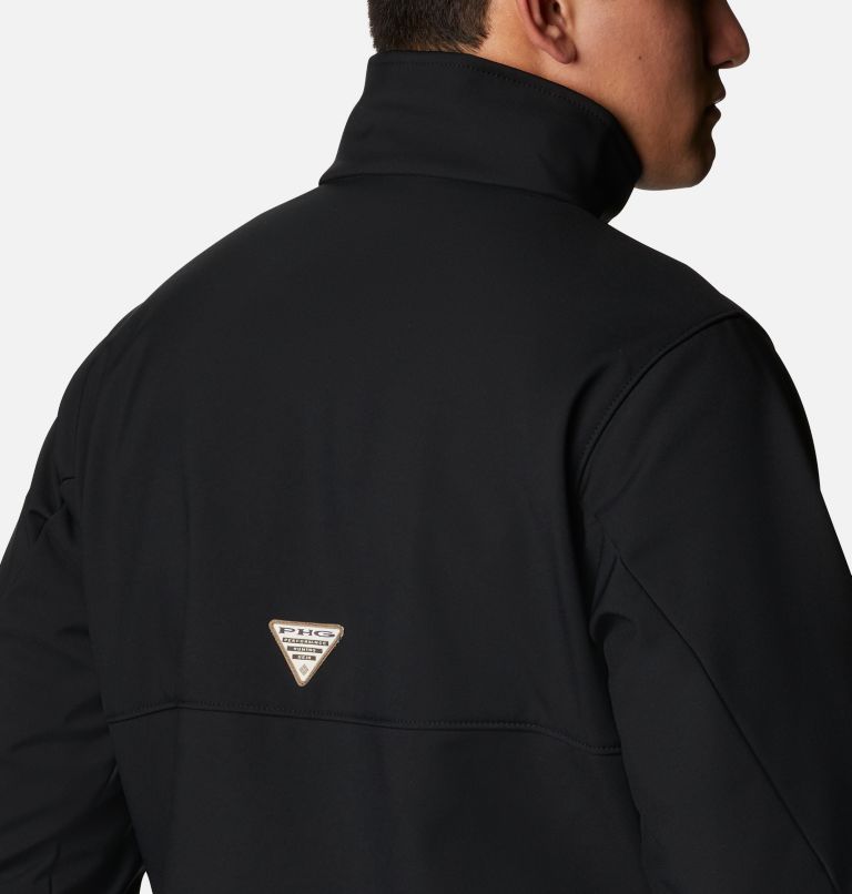 Thumbnail: Men’s PHG Ascender Softshell Jacket - Tall, Color: Black, RT Edge, image 6