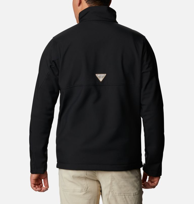 Thumbnail: Men’s PHG Ascender Softshell Jacket - Tall, Color: Black, RT Edge, image 2
