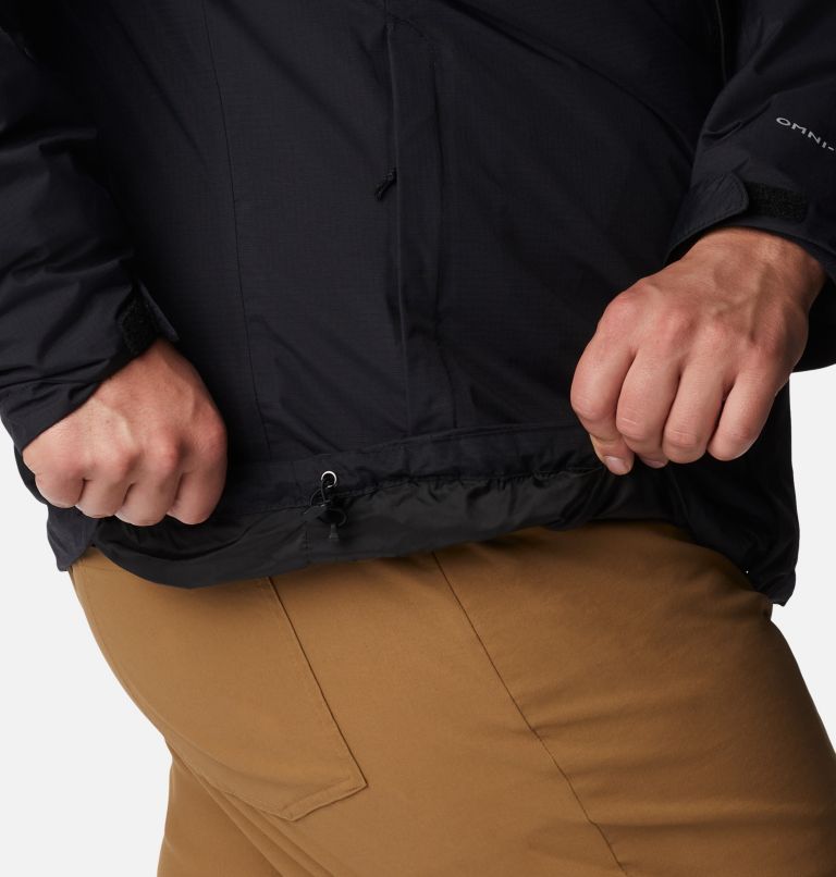 Men's Mission Air 3-in-1 Interchange Jacket - Extended Size, Color: Black, Black, image 7