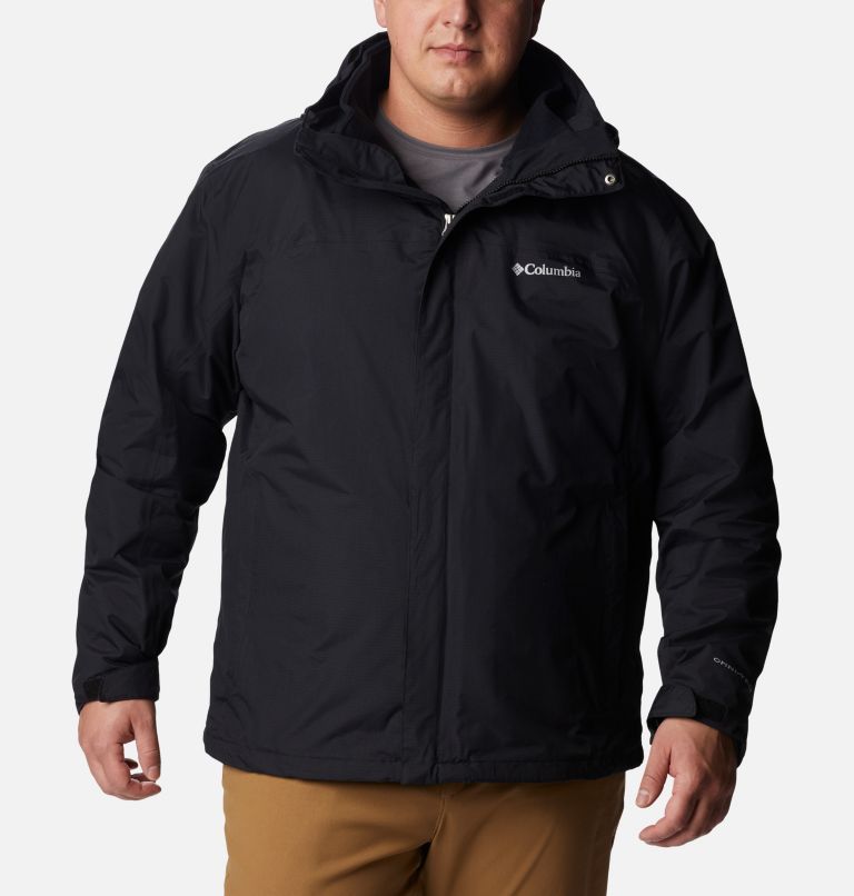 Columbia Mens Mission Air Interchange 3 in 1 Jacket (Black