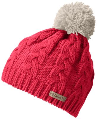 Women&rsquo;s In-Bounds&trade; Beanie In-Bounds&trade; Beanie | 191 | O/S, Red Camellia, Chalk, front