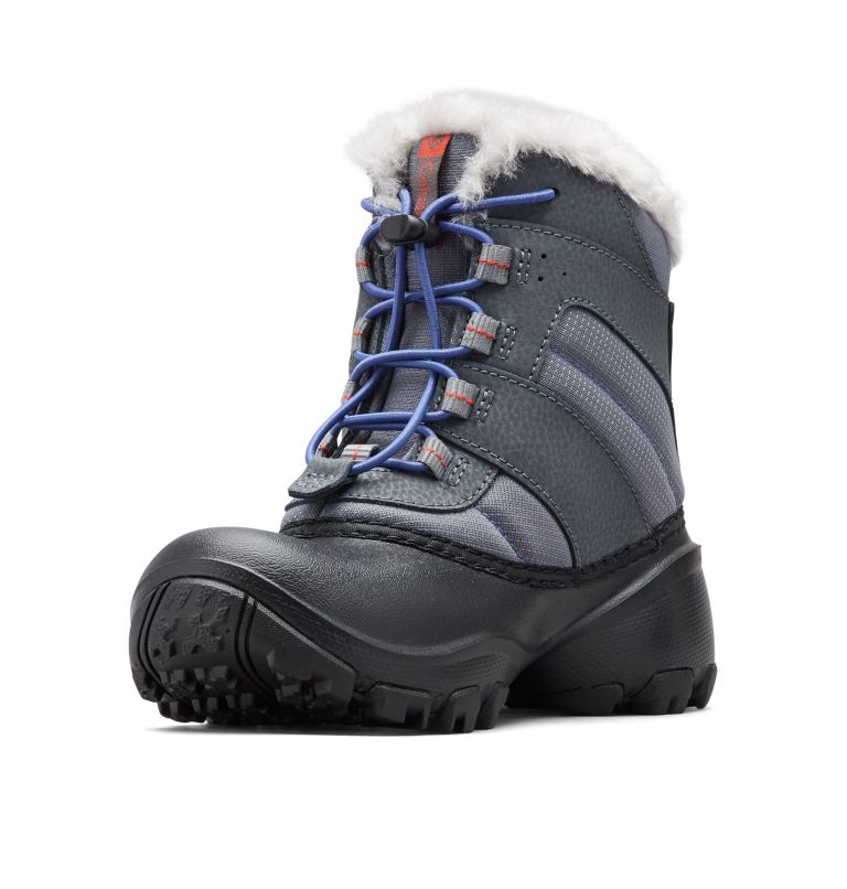 Big Kids' Rope Tow III Waterproof Boot, Color: Ti Grey Steel, Red Canyon, image 6