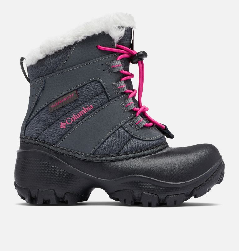 Thumbnail: Botte imperméable Rope Tow III Junior, Color: Dark Grey, Haute Pink, image 1