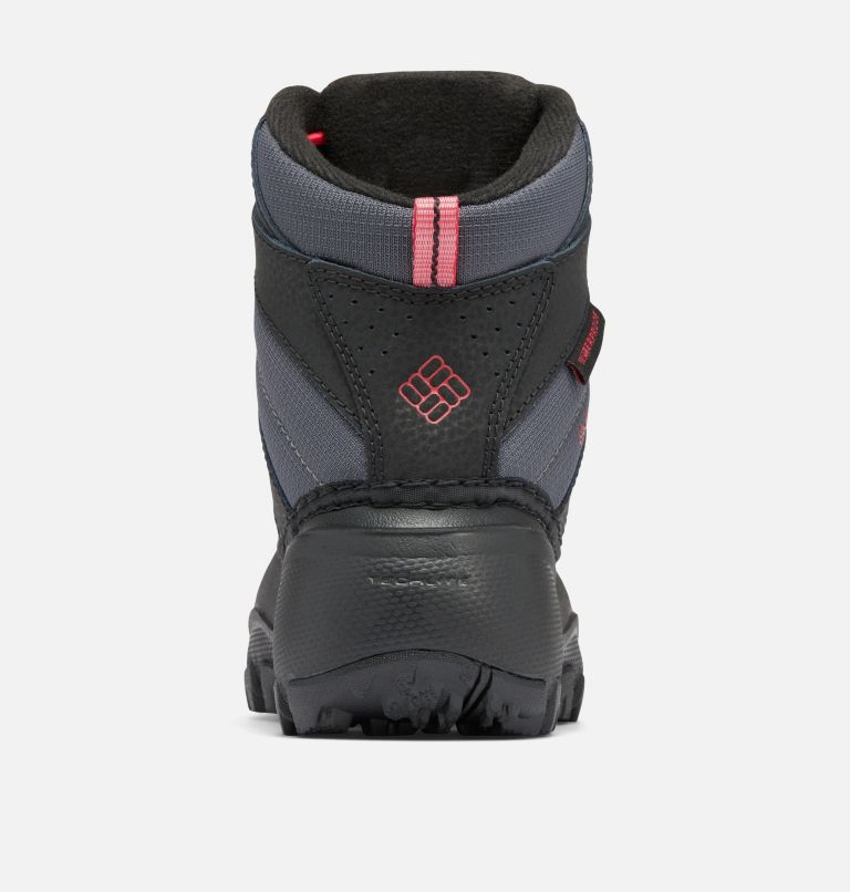 Little Kids' Rope Tow III Waterproof Boot, Color: Dark Grey, Mountain Red, image 2