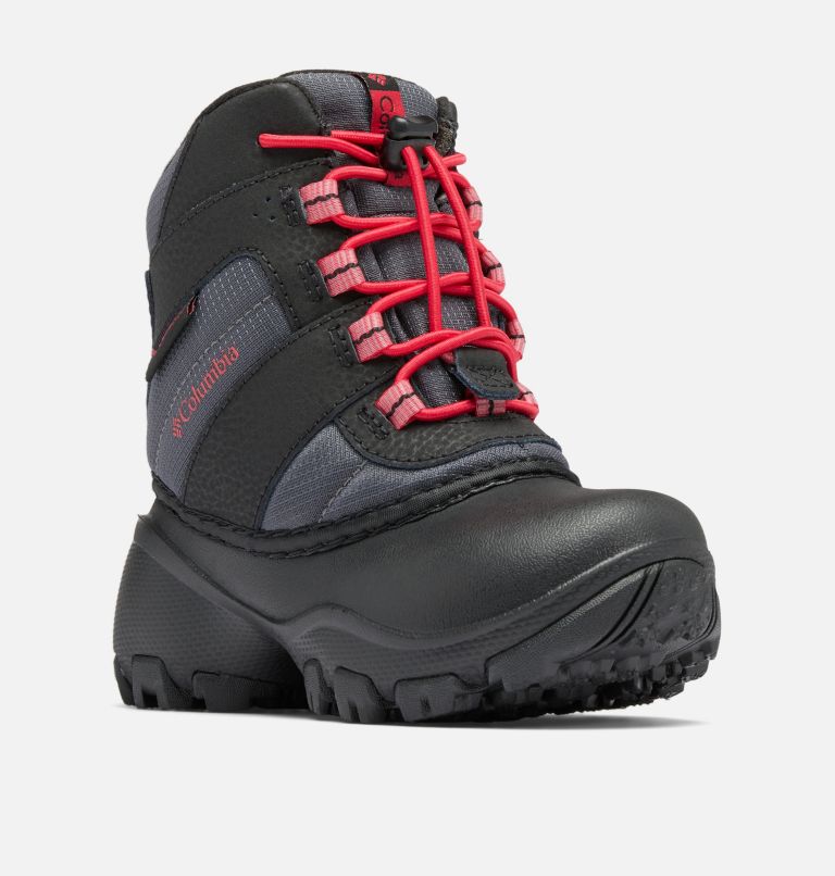 Thumbnail: Kids' Rope Tow III Waterproof Boot, Color: Dark Grey, Mountain Red, image 2