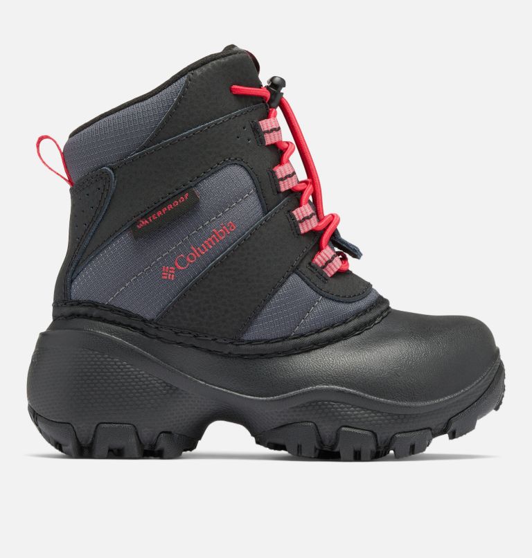 Thumbnail: Kids' Rope Tow III Waterproof Boot, Color: Dark Grey, Mountain Red, image 1