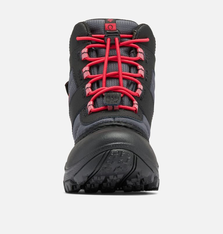 Little Kids' Rope Tow III Waterproof Boot, Color: Dark Grey, Mountain Red, image 9