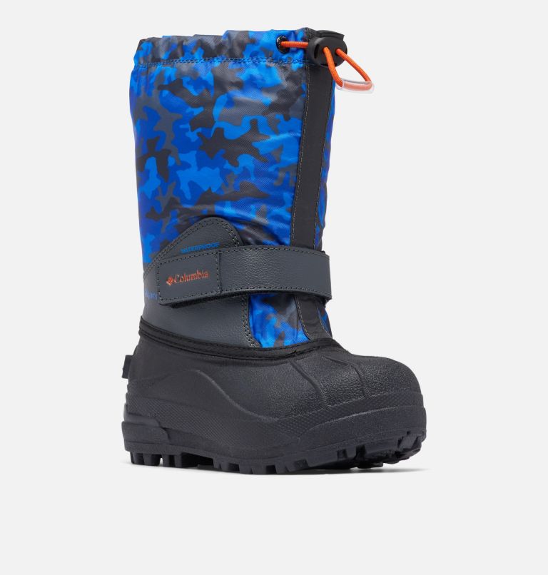 Botte Powderbug Forty Print pour petit enfant, Color: Shark, Tangy Orange, image 3