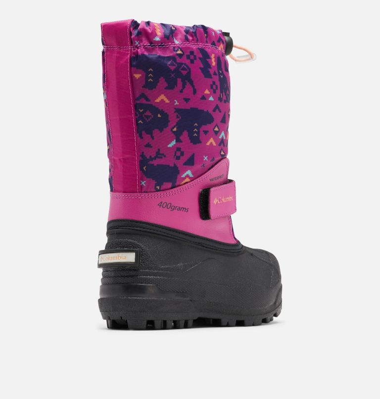 Botte Powderbug Forty Print pour petit enfant, Color: Wild Fuchsia, Bright Nectar, image 9