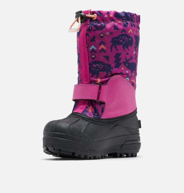 Botte Powderbug Forty Print pour petit enfant, Color: Wild Fuchsia, Bright Nectar, image 6