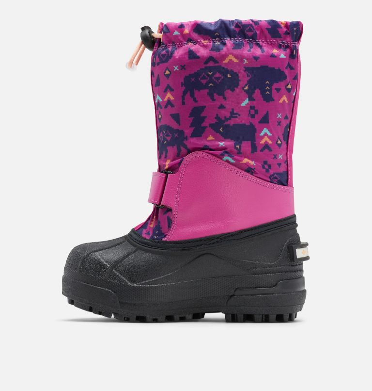 Botte Powderbug Forty Print pour petit enfant, Color: Wild Fuchsia, Bright Nectar, image 5