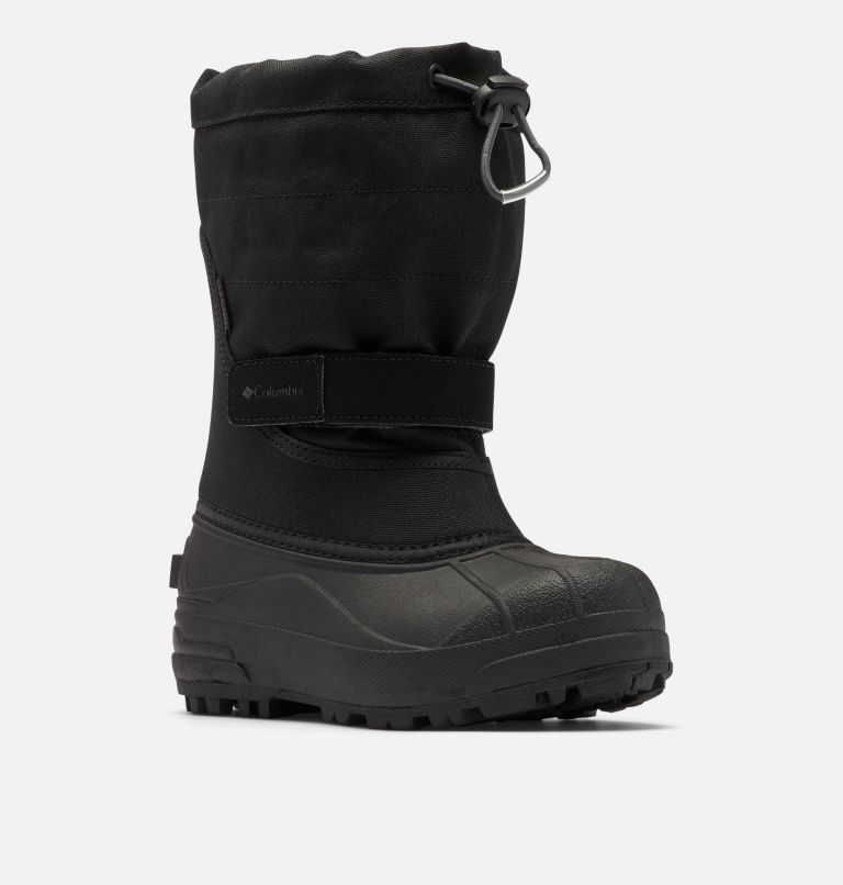 Boys black 2025 snow boots